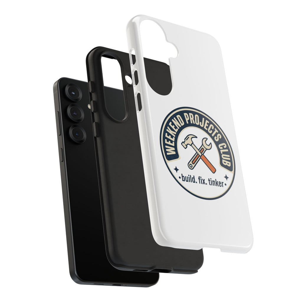 Weekend Projects Club Tough Phone Case — "build. fix. tinker."
