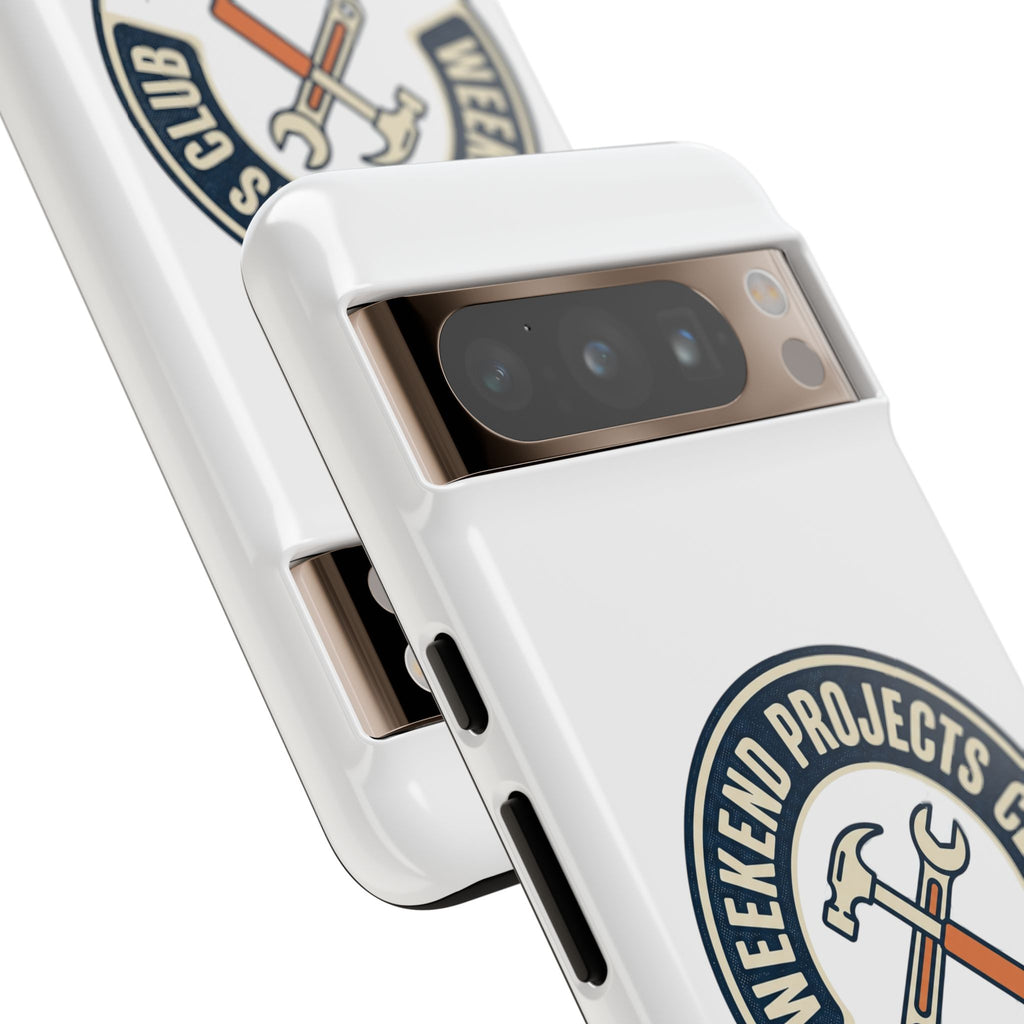 Weekend Projects Club Tough Phone Case — "build. fix. tinker."