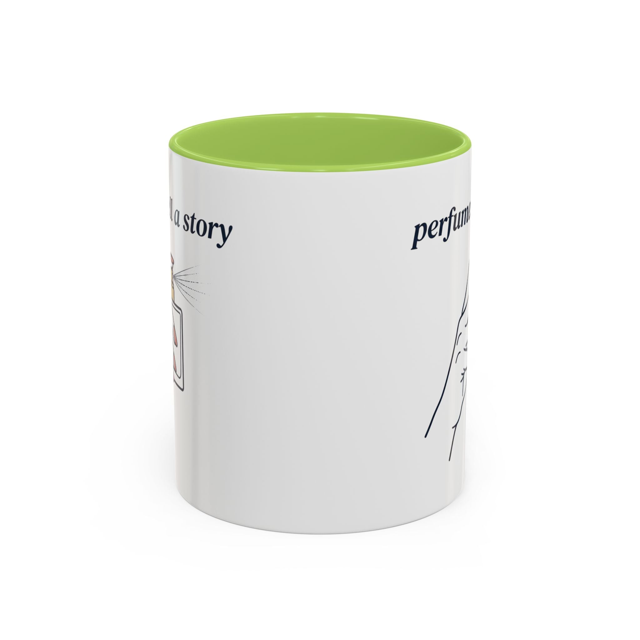 Perfumes Tell a Story Accent Coffee Mug — Scent Lover Gift (11/15oz)