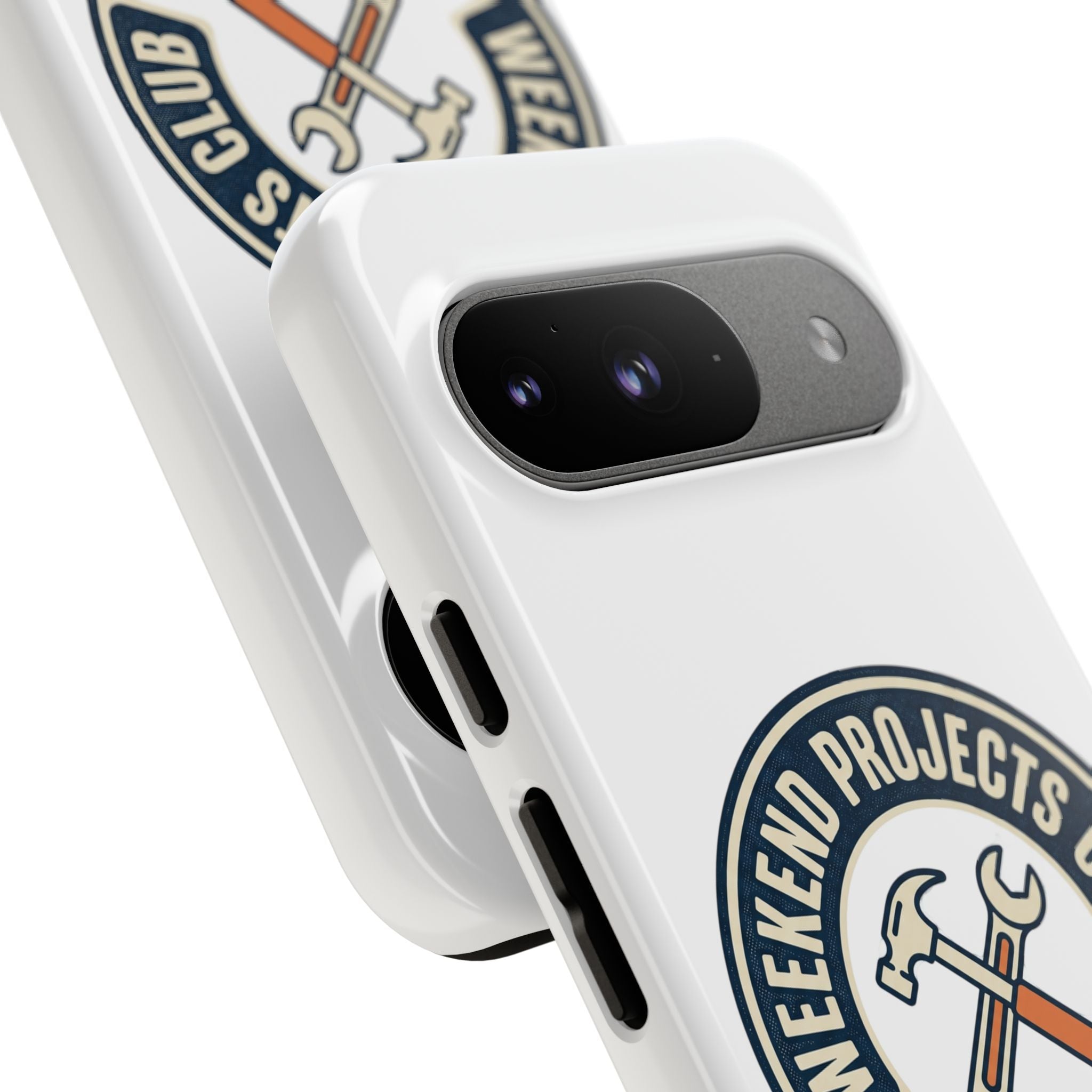 Weekend Projects Club Tough Phone Case — "build. fix. tinker."