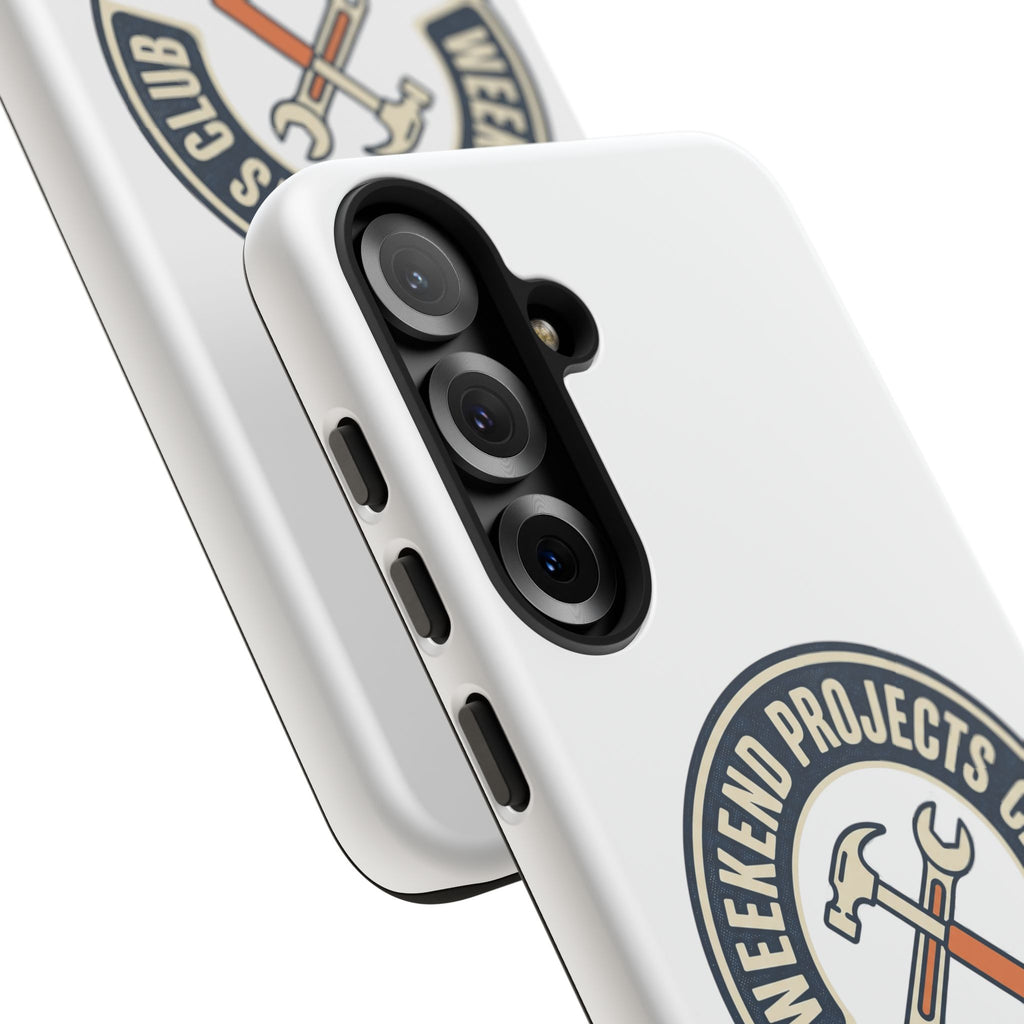 Weekend Projects Club Tough Phone Case — "build. fix. tinker."