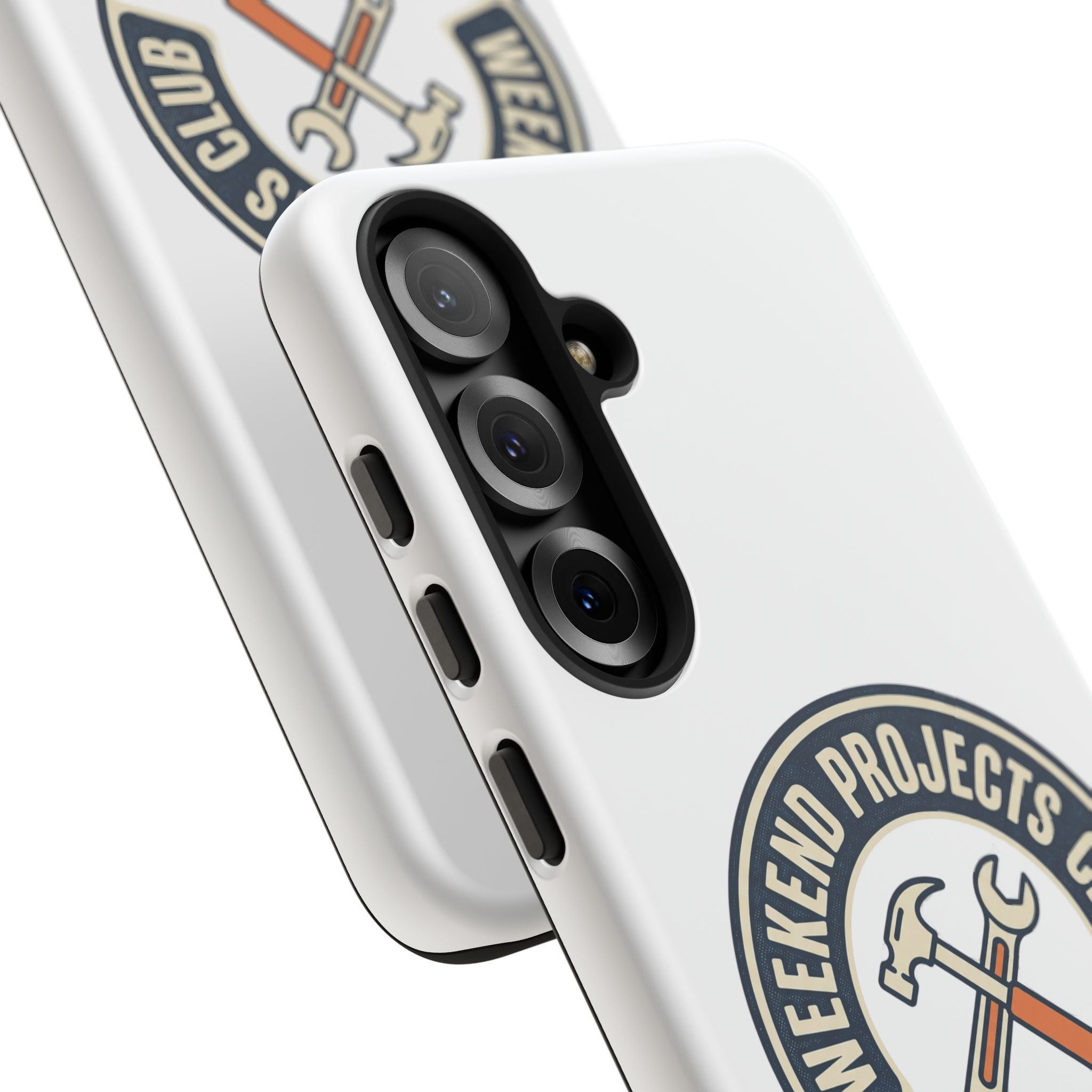 Weekend Projects Club Tough Phone Case — "build. fix. tinker."