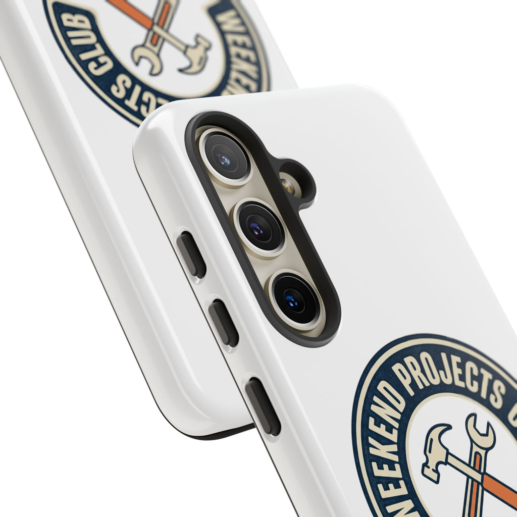 Weekend Projects Club Tough Phone Case — "build. fix. tinker."
